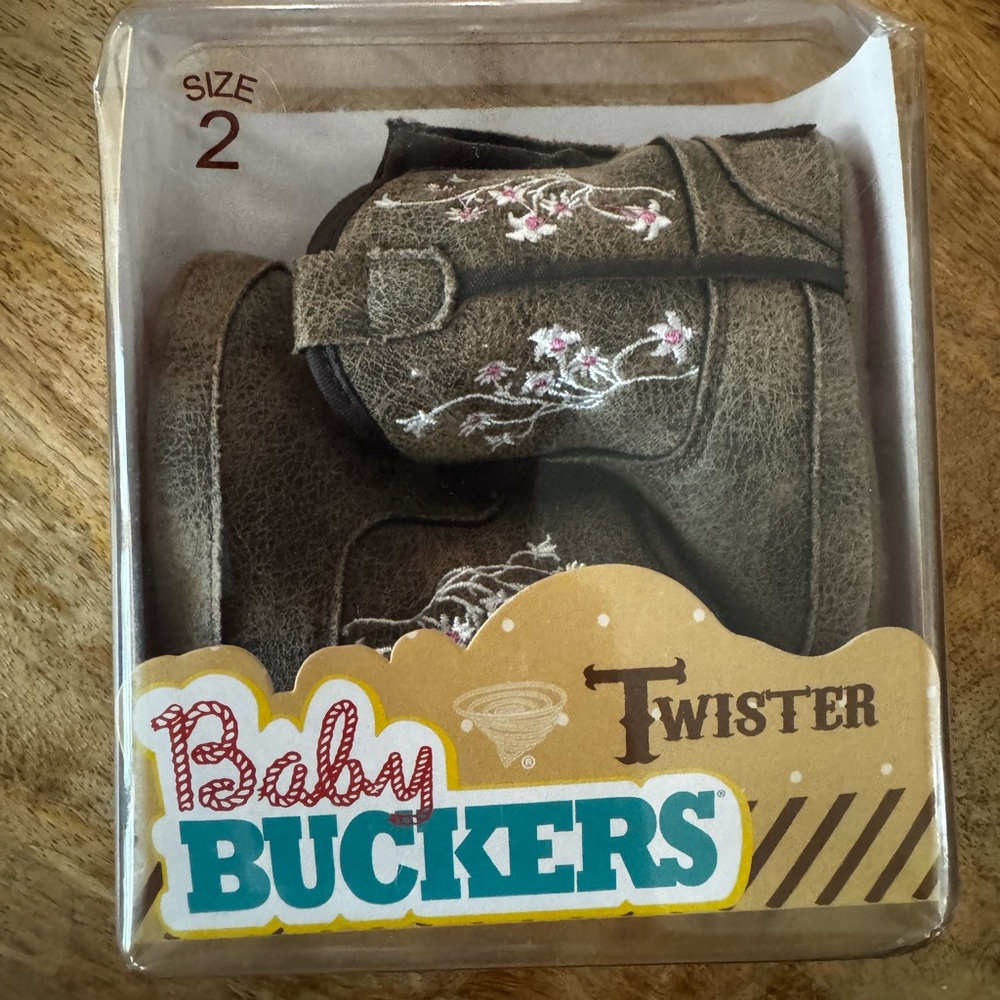 Twister Baby Buckers Brown Shoes